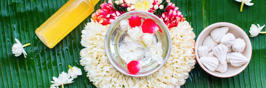 Songkran Festival Thai New Year Traditional set